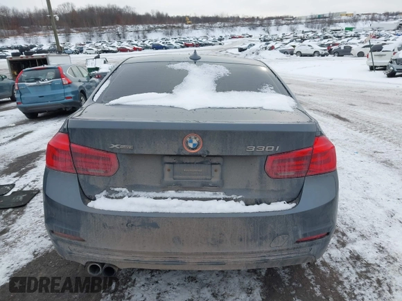 2017 BMW 3 Series 330i xDrive with VIN WBA8D9G50HNU60185, listed as a IAAI auction lot 41386711 with 1 mi miles. Bid and sale history available at carsss.com. Image 16.