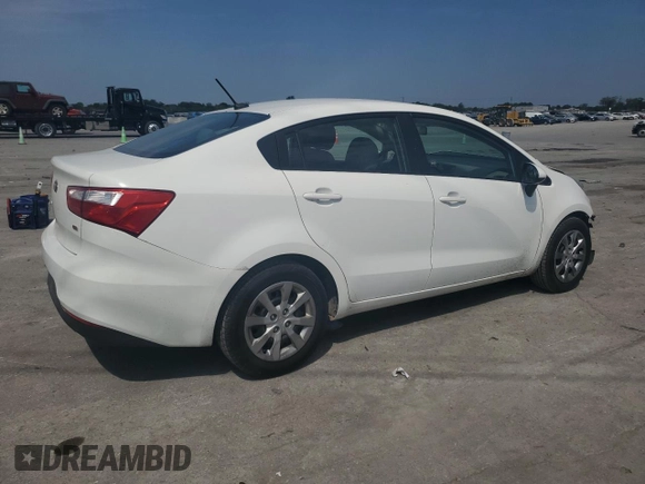 2016 Kia Rio LX with VIN KNADM4A36G6557926, listed as a Copart auction lot 69578864 with 137,404 mi miles and Salvage Title. Bid and sale history available at DreamBid. Image 3.