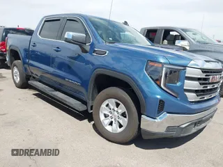 2024 GMC Sierra 1500 with VIN 1GTPHBEK1RZ191014, listed as a IAAI auction lot 41989521 with 8,277 mi miles and . Bid and sale history available at DreamBid. Image 1.