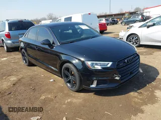 2018 Audi A3 Sedan Premium with VIN WAUB8GFF8J1022942, listed as a IAAI auction lot 41779591 with 61,794 mi miles. Bid and sale history available at carsss.com. Image 1.