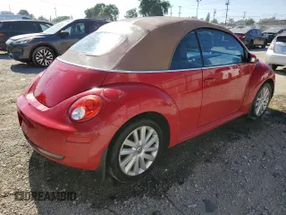 2008 Volkswagen Beetle SE with VIN 3VWRF31YX8M409057, listed as a Copart auction lot 64021115 with 137,841 mi miles and Salvage title. Bid and sale history available at DreamBid. Image 3.
