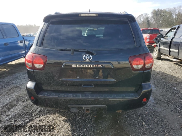 2018 Toyota Sequoia SR5 with VIN 5TDBY5G19JS163466, listed as a Copart auction lot 82850304 with 165,339 mi miles and Non Repairable. Bid and sale history available at carsss.com. Image 6.