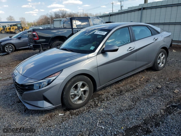2021 Hyundai Elantra SE with VIN KMHLL4AG9MU182136, listed as a Copart auction lot 50166635 with 20,648 mi miles and Salvage Title. Bid and sale history available at carsss.com. Image 1.