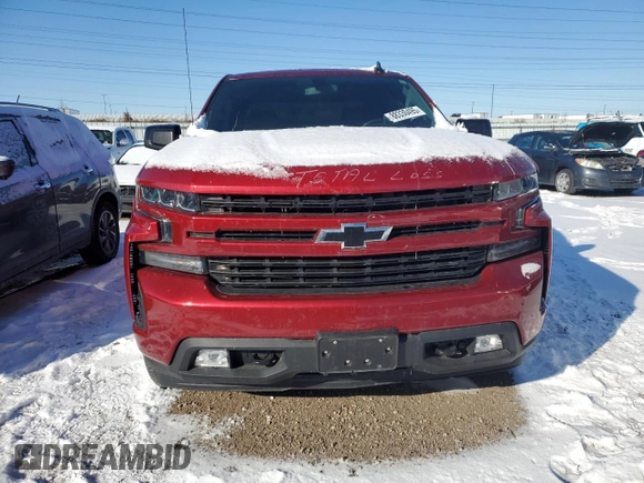 2021 Chevrolet Silverado 1500 RST with VIN 3GCUYEET2MG406048, listed as a Copart auction lot 88330495 with 21,692 mi miles and Salvage Title. Bid and sale history available at carsss.com. Image 5.