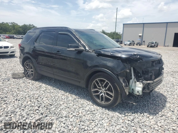 2016 Ford Explorer Sport with VIN 1FM5K8GTXGGA84095, listed as a Copart auction lot 60520295 with 154,061 mi miles and Salvage title. Bid and sale history available at DreamBid. Image 4.