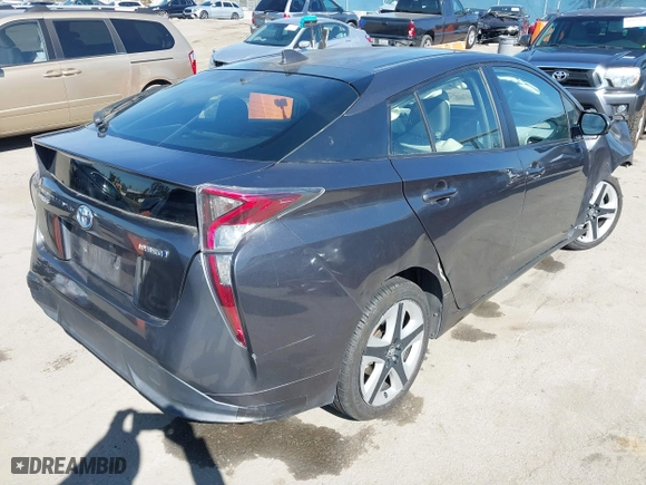 2016 Toyota Prius Four with VIN JTDKARFU6G3508681, listed as a IAAI auction lot 41873228 with 65,418 mi miles. Bid and sale history available at carsss.com. Image 4.