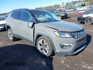 2019 Jeep Compass Limited with VIN 3C4NJDCB4KT787418, listed as a IAAI auction lot 41435664 with 72,940 mi miles and . Bid and sale history available at DreamBid. Image 1.