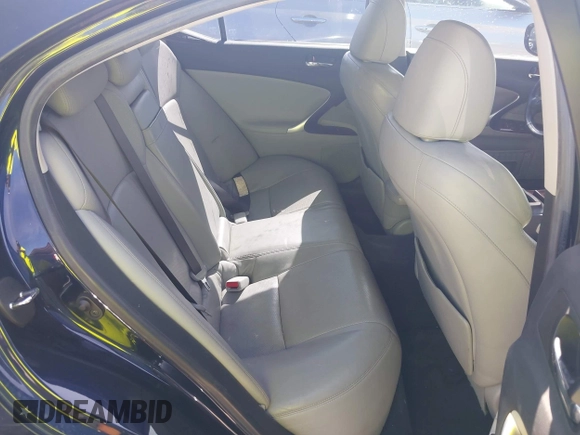 2007 Lexus IS 350 with VIN JTHBE262875013959, listed as a IAAI auction lot 42805045 with 230,765 mi miles and . Bid and sale history available at DreamBid. Image 8.