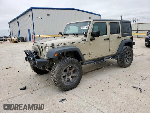 2017 Jeep Wrangler Unlimited Rubicon with VIN 1C4BJWFG1HL667974, listed as a Copart auction lot 59470365 with 22,241 mi miles and Salvage title. Bid and sale history available at DreamBid. Image 1.