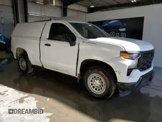 2023 Chevrolet Silverado 1500 Work Truck with VIN 3GCNAAEK8PG355779, listed as a Copart auction lot 50185505 with 152,256 mi miles and Clean Title. Bid and sale history available at DreamBid. Image 4.