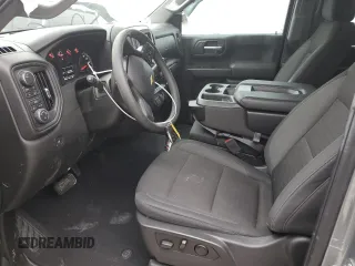 2024 Chevrolet Silverado 1500 Custom with VIN 1GCPDBEK0RZ159795, listed as a Copart auction lot 46413985 with 52,454 mi miles and Salvage Title. Bid and sale history available at DreamBid. Image 7.