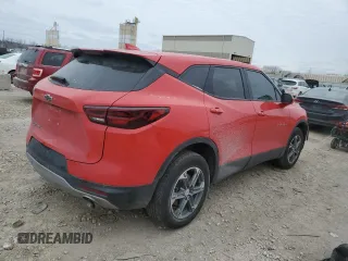 2023 Chevrolet Blazer LT with VIN 3GNKBHR42PS227899, listed as a Copart auction lot 45288295 with 30,408 mi miles and Salvage title. Bid and sale history available at DreamBid. Image 3.