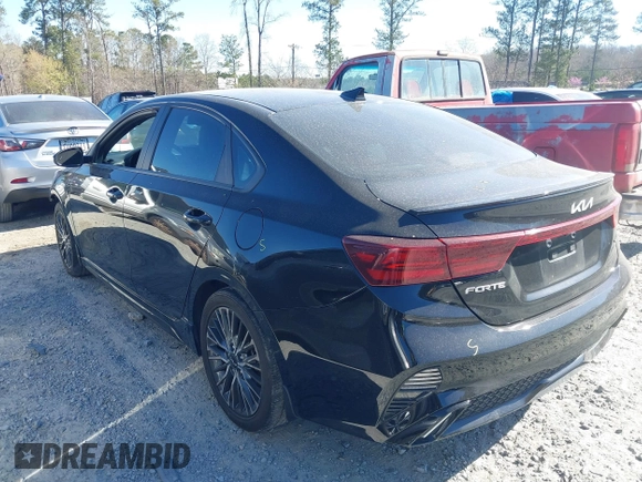 2023 Kia Forte GT-Line with VIN 3KPF54AD1PE559160, listed as a IAAI auction lot 41829725 with 53,690 mi miles. Bid and sale history available at carsss.com. Image 14.