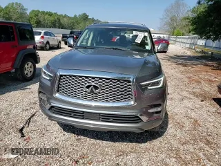 2018 Infiniti QX80 with VIN JN8AZ2ND7J9840781, listed as a Copart auction lot 66780154 with 124,351 mi miles and Salvage Title. Bid and sale history available at carsss.com. Image 12.