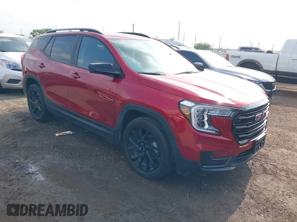 2024 GMC Terrain SLE with VIN 3GKALMEG3RL278680, listed as a IAAI auction lot 42093820 with 13,105 mi miles and . Bid and sale history available at DreamBid. Image 1.