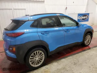 2021 Hyundai Kona SEL with VIN KM8K22AA5MU631374, listed as a Copart auction lot 44518465 with 109,054 mi miles and Clean Title. Bid and sale history available at carsss.com. Image 3.
