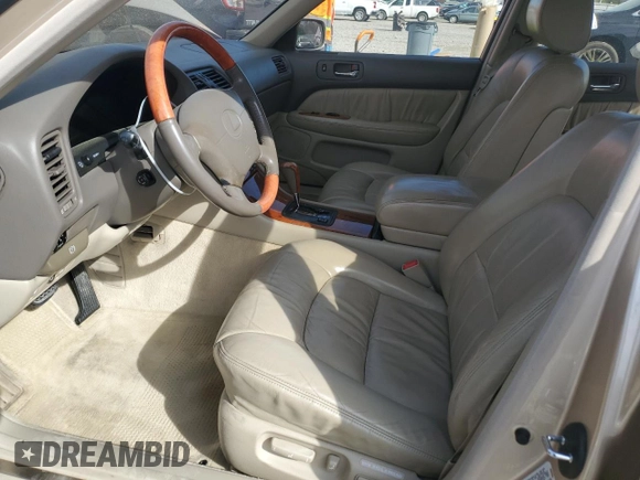 1998 Lexus LS 400 z VIN JT8BH28F9W0134440, wystawiony jako Copart lot #50134335 z przebiegiem 201 036 mil mil oraz Szkoda całkowita • Salvage title. Historia ofert i sprzedaży dostępna na DreamBid. Obrazek 7.