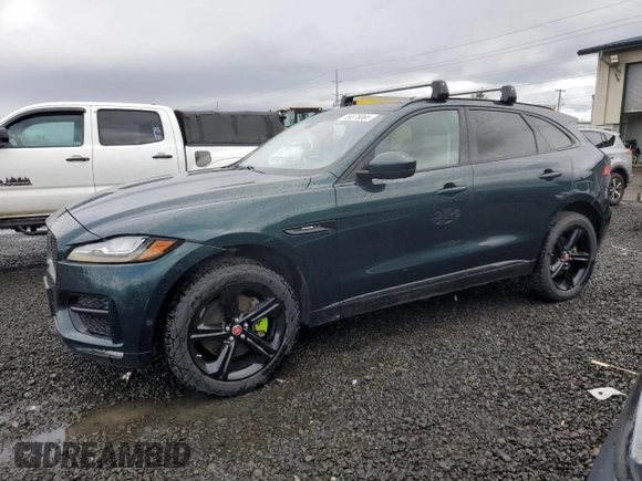 2017 Jaguar F-Pace 35t R-Sport z VIN SADCL2BV6HA886277, wystawiony jako Copart lot #56578065 z przebiegiem 130 888 mil mil oraz Czysty tytuł • Clean title. Historia ofert i sprzedaży dostępna na DreamBid. Obrazek 1.