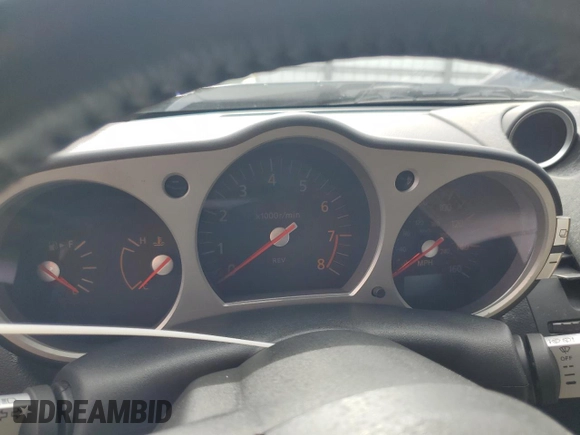 2005 Nissan 350Z Touring with VIN JN1AZ34E55M653623, listed as a Copart auction lot 81674934 with Not Provided miles and Non Repairable. Bid and sale history available at DreamBid. Image 9.