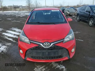 2015 Toyota Yaris L with VIN VNKKTUD38FA025170, listed as a Copart auction lot 44737375 with 61,926 mi miles and Salvage Title. Bid and sale history available at DreamBid. Image 5.