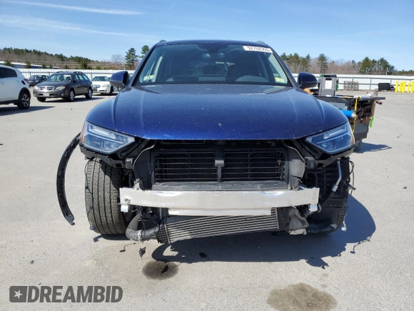 2021 Audi Q5 Premium Plus z VIN WA1BAAFY0M2136285, wystawiony jako Copart lot #52752555 z przebiegiem 22 970 mil mil oraz Szkoda całkowita • Salvage title. Historia ofert i sprzedaży dostępna na DreamBid. Obrazek 5.