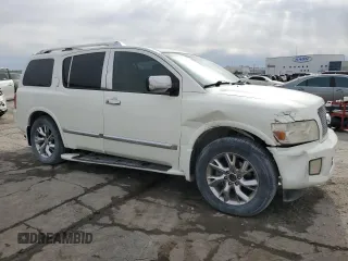 2008 Infiniti QX56 with VIN 5N3AA08C98N903782, listed as a Copart auction lot 84604014 with 179,136 mi miles and Salvage Title. Bid and sale history available at carsss.com. Image 4.