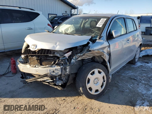 2008 Scion xD with VIN JTKKU10418J032606, listed as a Copart auction lot 41810175 with 97,514 mi miles and Salvage Title. Bid and sale history available at carsss.com. Image 1.