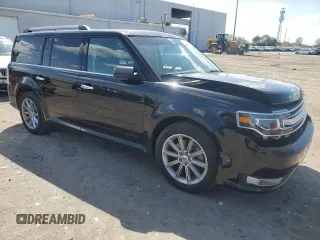 2017 Ford Flex Limited with VIN 2FMHK6D83HBA12052, listed as a Copart auction lot 52321255 with 54,449 mi miles and Salvage Title. Bid and sale history available at carsss.com. Image 4.