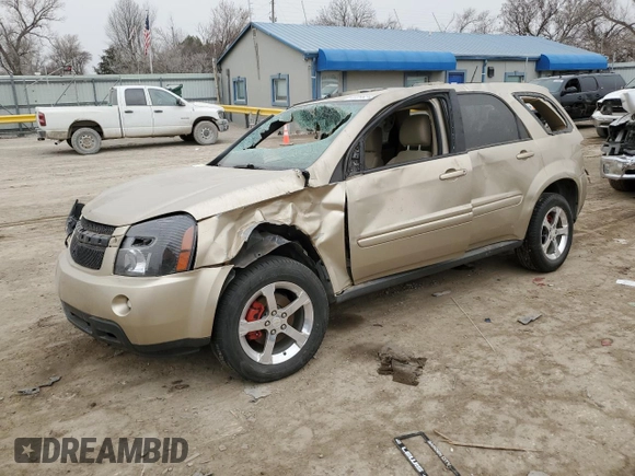 2008 Chevrolet Equinox LT with VIN 2CNDL63F586063184, listed as a Copart auction lot 47296245 with 0 mi miles and Salvage Title. Bid and sale history available at carsss.com. Image 1.