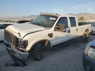 2008 Ford F-250 XL with VIN 1FTSW21R78ED64009, listed as a Copart auction lot 61823275 with 179,518 mi miles and Salvage title. Bid and sale history available at DreamBid. Image 1.