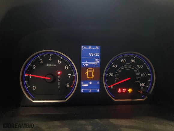 2011 Honda CR-V EX with VIN 5J6RE4H50BL057956, listed as a Copart auction lot 50807475 with 126,450 mi miles and Salvage Title. Bid and sale history available at carsss.com. Image 9.