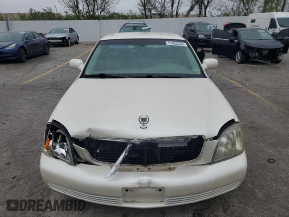 2003 Cadillac DeVille with VIN 1G6KD54Y23U291126, listed as a Copart auction lot 51825245 with 0 mi miles and Salvage Title. Bid and sale history available at carsss.com. Image 5.