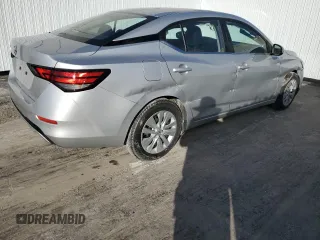 2022 Nissan Sentra S with VIN 3N1AB8BV2NY278145, listed as a Copart auction lot 80972623 with 3,484 mi miles and Clean Title. Bid and sale history available at carsss.com. Image 3.