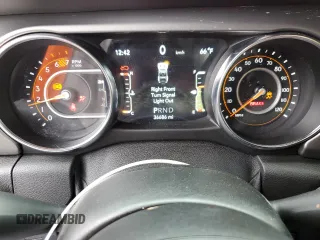 2021 Jeep Wrangler Sport S with VIN 1C4GJXAN8MW721801, listed as a Copart auction lot 72722484 with 36,686 mi miles and Salvage title. Bid and sale history available at DreamBid. Image 9.