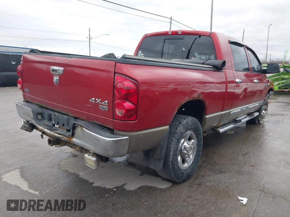 2008 Dodge 2500 SXT z VIN 3D7KS29A88G177984, wystawiony jako IAAI lot #41912878 z przebiegiem 170 780 mil mil oraz . Historia ofert i sprzedaży dostępna na DreamBid. Obrazek 4.