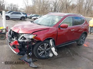 2019 Nissan Rogue SL with VIN 5N1AT2MV9KC759403, listed as a IAAI auction lot 41079745 with 57,419 mi miles. Bid and sale history available at carsss.com. Image 2.