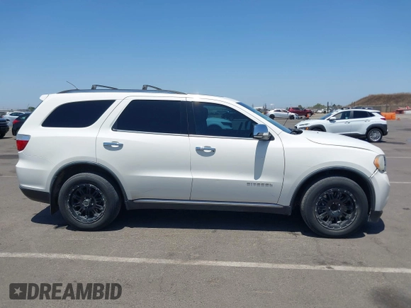 2012 Dodge Durango Citadel with VIN 1C4SDJET6CC197927, listed as a IAAI auction lot 42494314 with 186,222 mi miles and . Bid and sale history available at DreamBid. Image 13.