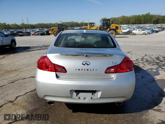 2008 Infiniti G35 Journey with VIN JNKBV61E48M200468, listed as a Copart auction lot 51741445 with Not Provided miles and Salvage Title. Bid and sale history available at DreamBid. Image 6.