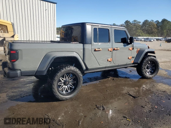 2022 Jeep Gladiator Willys with VIN 1C6HJTAG7NL117102, listed as a Copart auction lot 87679075 with 28,196 mi miles and Salvage title. Bid and sale history available at DreamBid. Image 3.