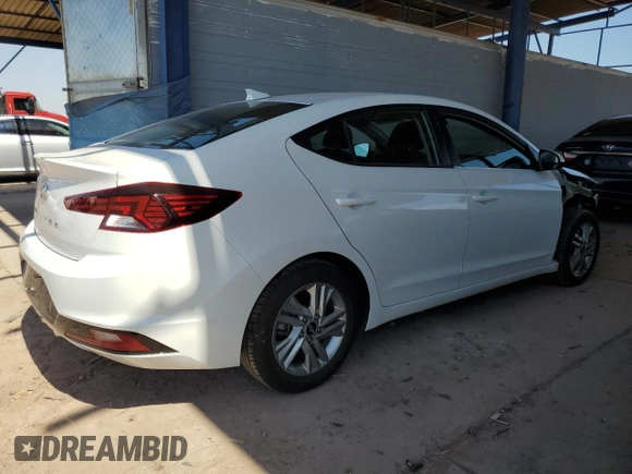 2020 Hyundai Elantra SEL with VIN 5NPD84LF6LH542096, listed as a Copart auction lot 62504915 with 86,911 mi miles and Salvage title. Bid and sale history available at DreamBid. Image 3.
