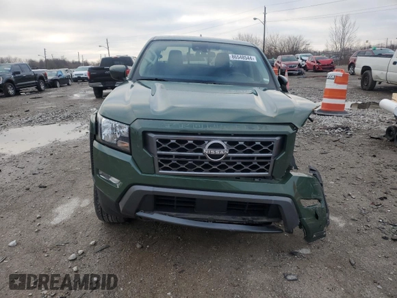 2023 Nissan Frontier SV with VIN 1N6ED1FK1PN621976, listed as a Copart auction lot 86548544 with 52,417 mi miles and Clean Title. Bid and sale history available at carsss.com. Image 5.