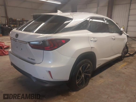 2017 Lexus RX with VIN 2T2BGMCA5HC012321, listed as a IAAI auction lot 41667079 with 92,698 mi miles. Bid and sale history available at carsss.com. Image 4.