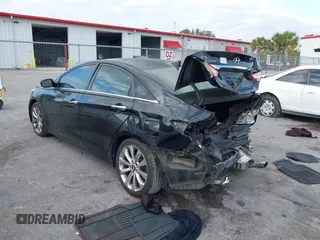 2011 Hyundai Sonata Limited with VIN 5NPEC4AC6BH154747, listed as a IAAI auction lot 42081512 with 235,151 mi miles and . Bid and sale history available at carsss.com. Image 3.