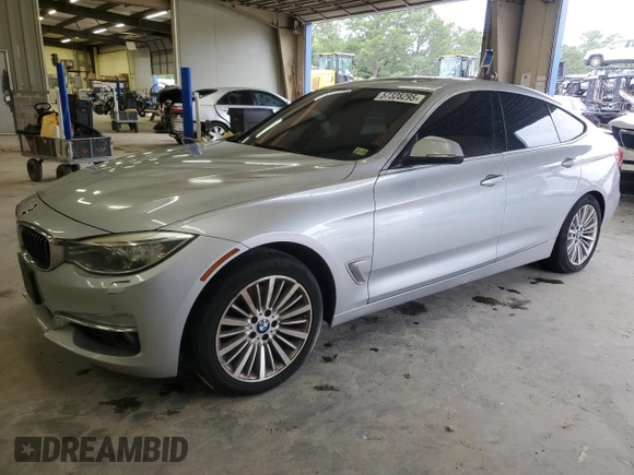 2015 BMW 3 Series 328i Gran Turismo xDrive with VIN WBA3X5C58FD561445, listed as a Copart auction lot 57328295 with 121,515 mi miles and Salvage title. Bid and sale history available at DreamBid. Image 1.