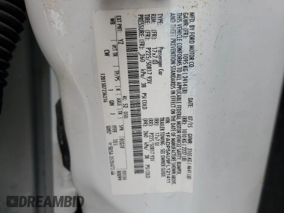 2015 Ford C-Max SE z VIN 1FADP5AU9FL121411, wystawiony jako Copart lot #56566515 z przebiegiem 63 069 mil mil oraz Czysty tytuł • Clean title. Historia ofert i sprzedaży dostępna na DreamBid. Obrazek 12.