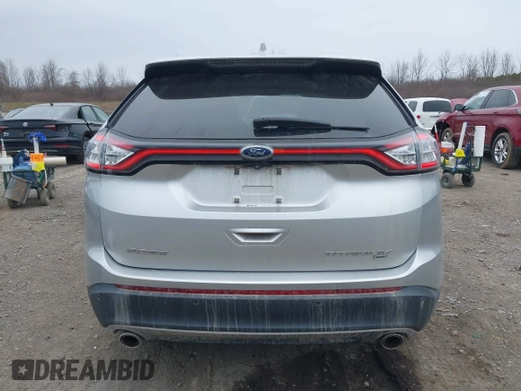 2018 Ford Edge Titanium with VIN 2FMPK4K87JBB55711, listed as a IAAI auction lot 41877010 with 123,391 mi miles. Bid and sale history available at carsss.com. Image 16.