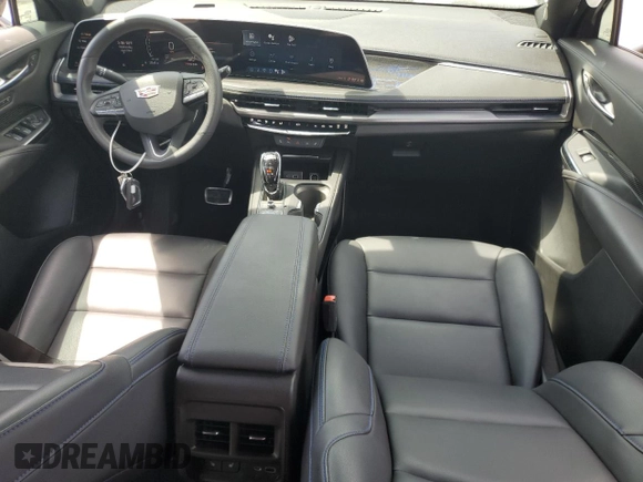 2024 Cadillac XT4 FWD Sport with VIN 1GYFZER41RF136970, listed as a Copart auction lot 53550865 with 13,143 mi miles and Non repairable. Bid and sale history available at DreamBid. Image 8.