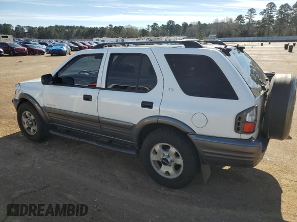 2001 Isuzu Rodeo S with VIN 4S2DM58W114343183, listed as a Copart auction lot 88128465 with 85,926 mi miles and Salvage Title. Bid and sale history available at DreamBid. Image 2.