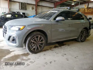 2022 Audi SQ5 Premium Plus with VIN WA1B4AFY1N2136126, listed as a Copart auction lot 47566484 with 25,777 mi miles and . Bid and sale history available at DreamBid. Image 1.