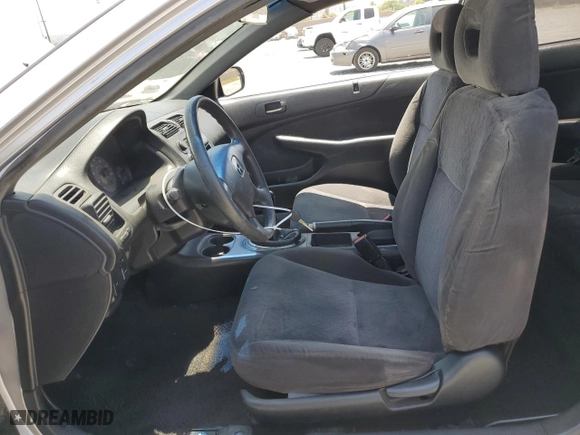 2001 Honda Civic LX with VIN 1HGEM215X1L044492, listed as a Copart auction lot 58766494 with 307,400 mi miles and Salvage Title. Bid and sale history available at carsss.com. Image 7.